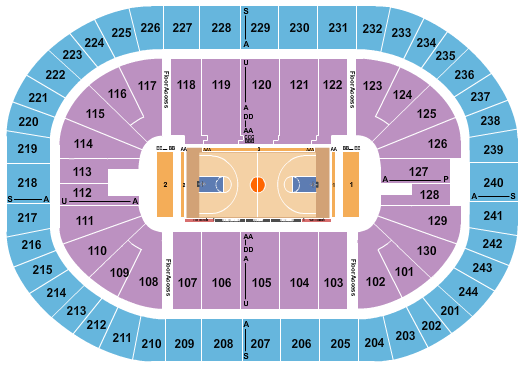 MVP Arena Harlem Globetrotters Seating Chart